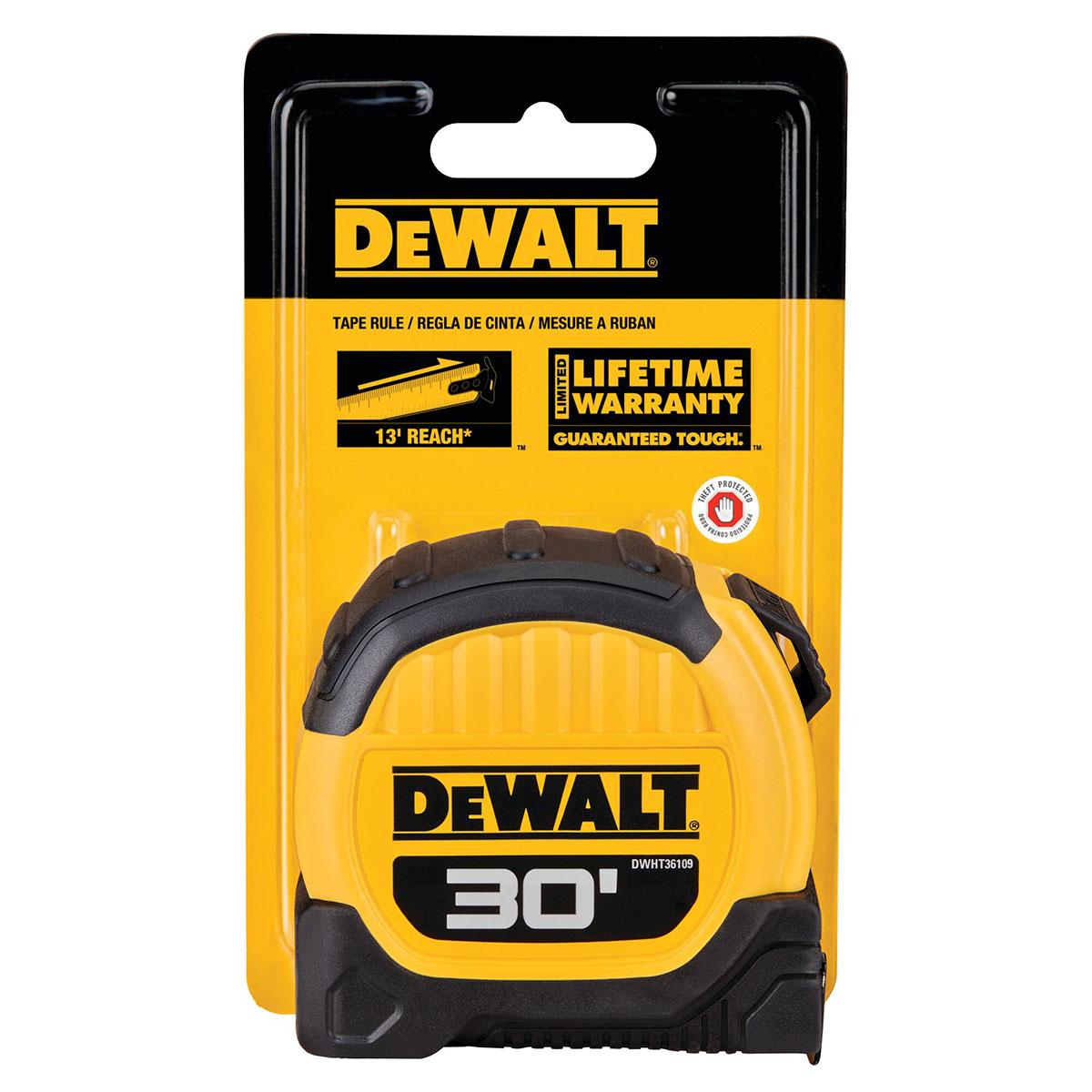 DeWalt 30' Tape Measure DWHT36109S